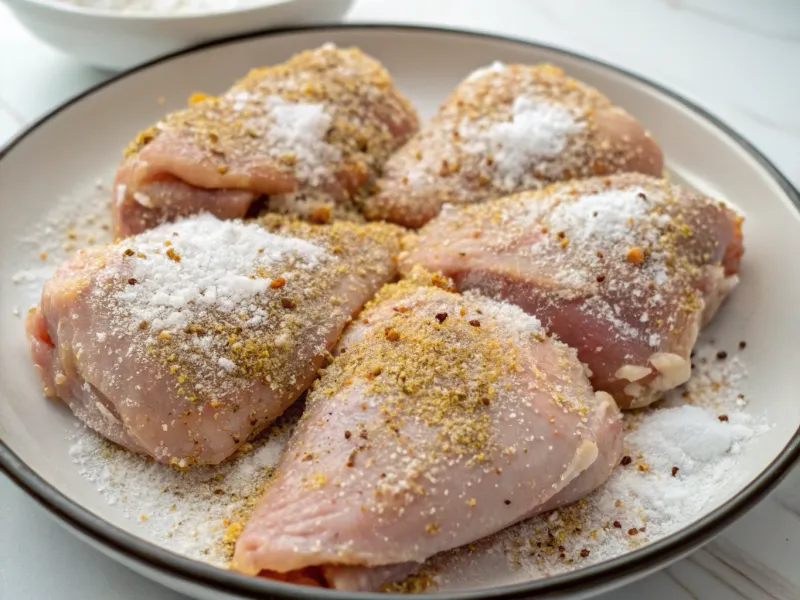 Season Chicken Some Minutes Before Cooking