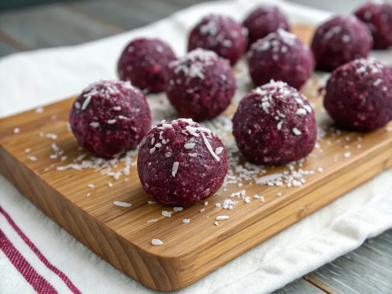 Aronia Berry Energy Balls in Poland