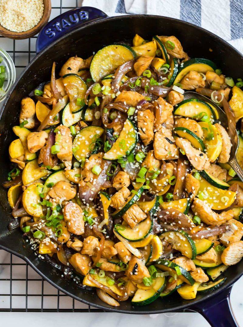 Zucchini Noodle Stir-Fry