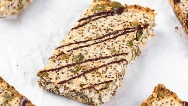 Sugar-Free Vanilla Chia Bars