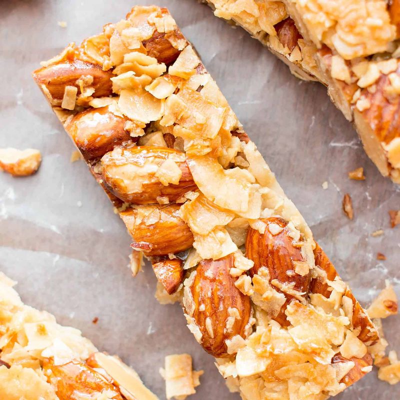 Almond Coconut Keto Bars