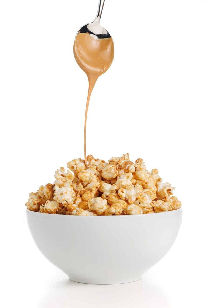 Peanut Butter Popcorn Drizzle