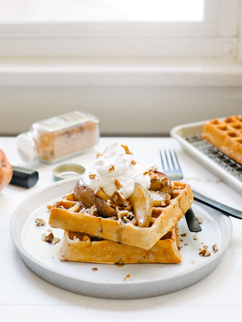 Pecan Pie Waffles