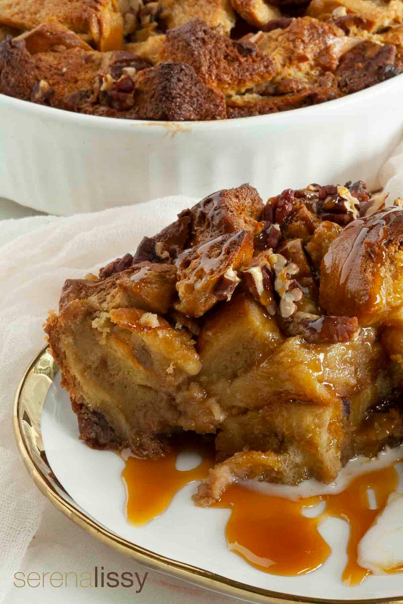 Pecan Pie Milk Bread Pudding
