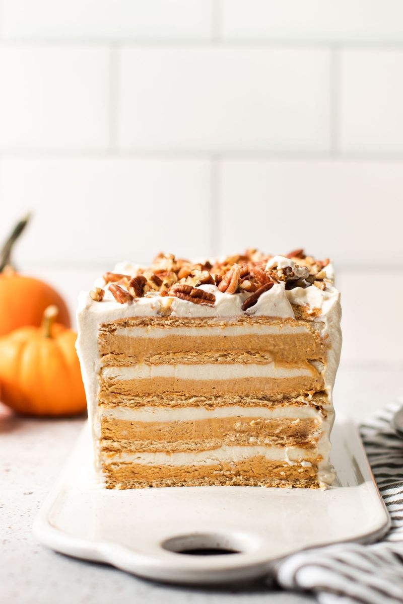 Pecan Pie Icebox Cake