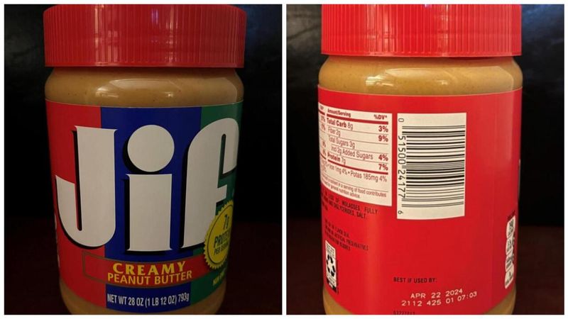 Jif Peanut Butter (Some Varieties)