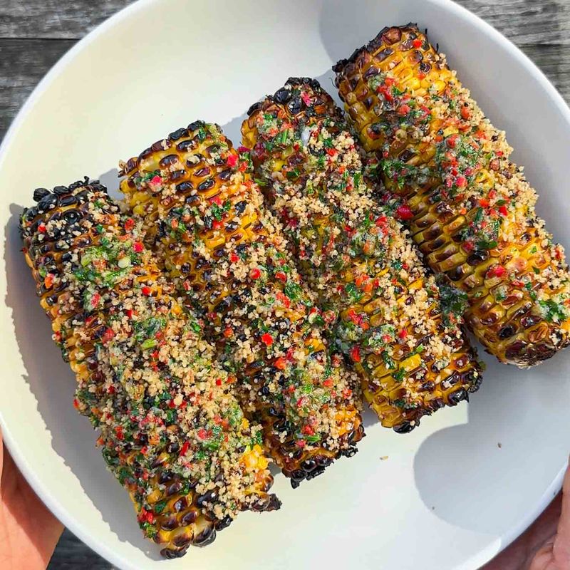 Grilled Corn With Chili-Lime Butter