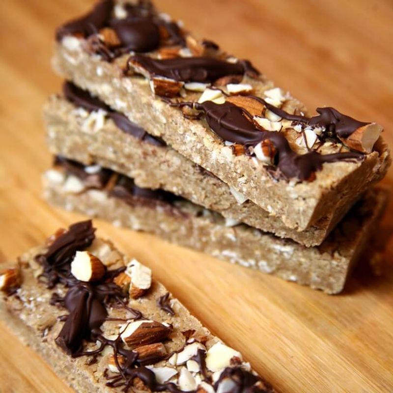 Chocolate Almond Protein Bars