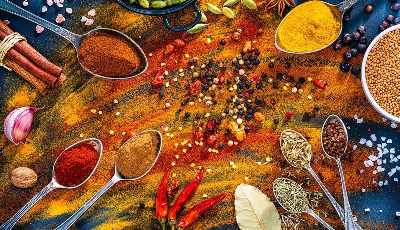 Use herbs and spices instead of salt or sugar