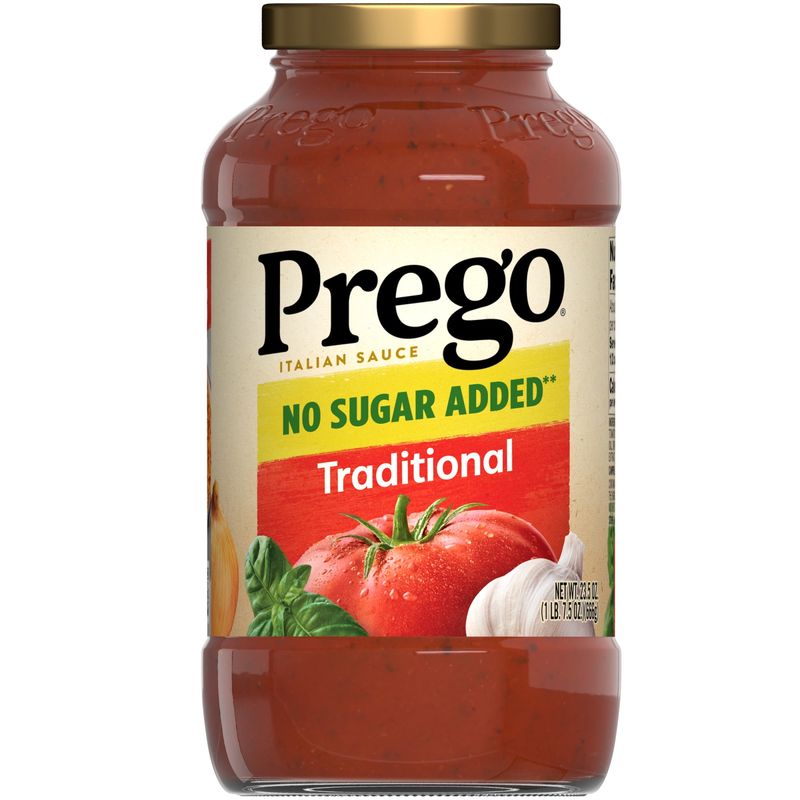 Prego No Sugar Added Traditional