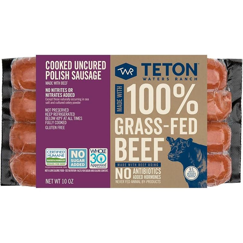 Teton Waters Ranch Grass-Fed Beef Sausage