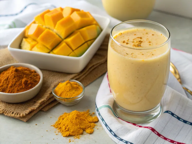 Mango Turmeric Lassi