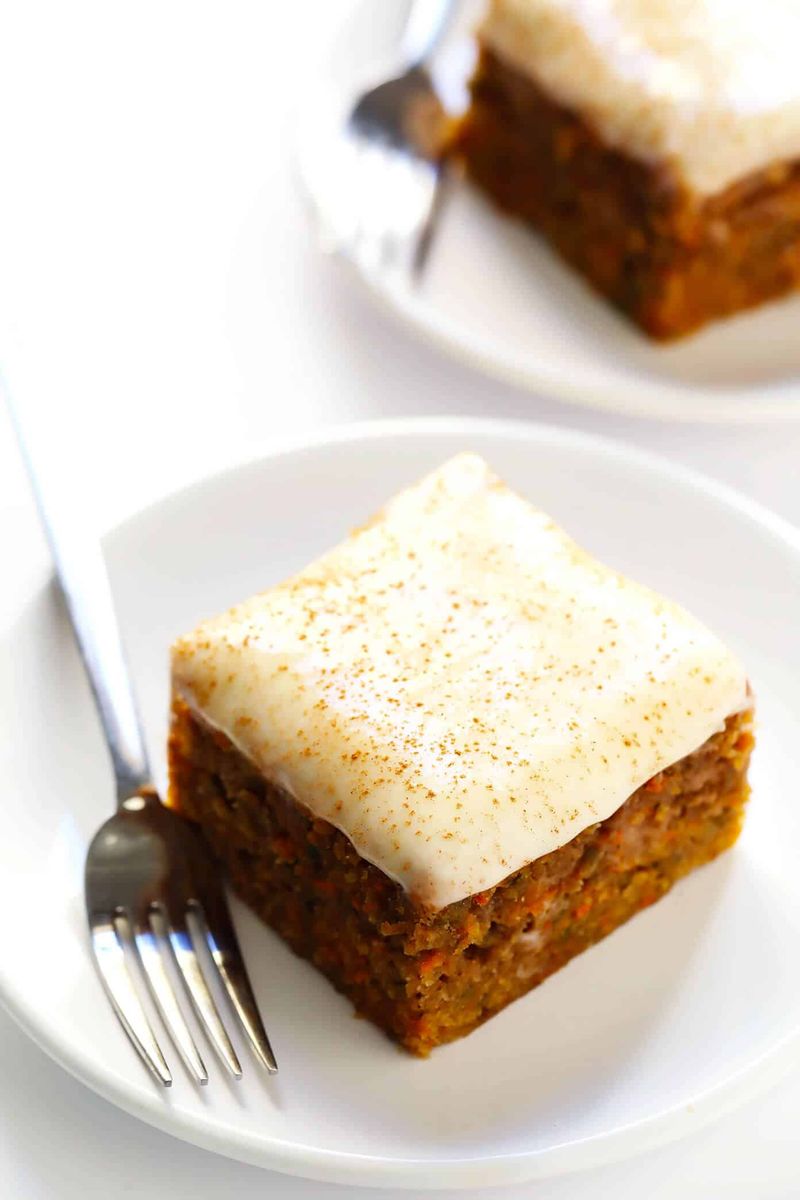 Carrot Cake Tea Squares