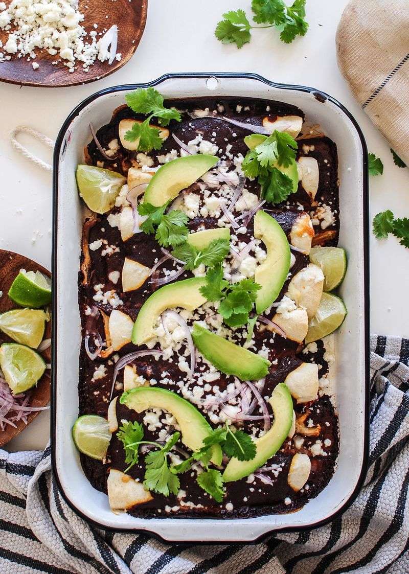 Amy’s Mole Enchiladas