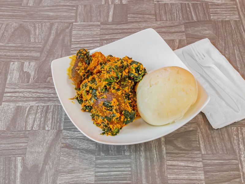 Fufu and Egusi Soup