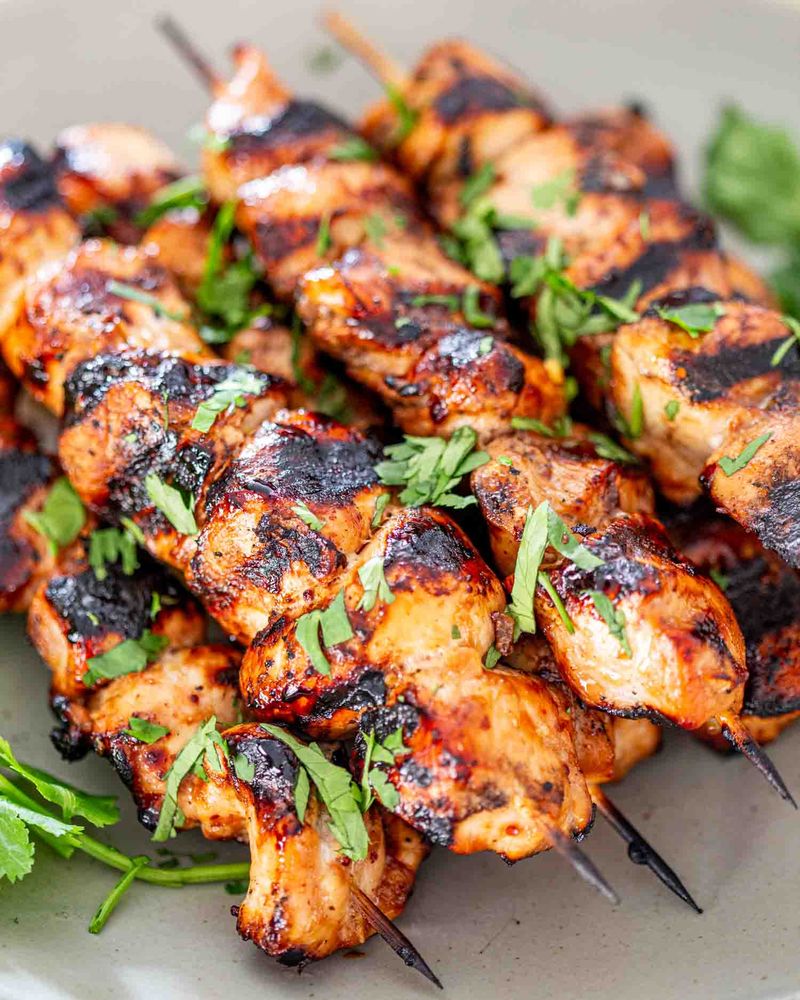 BBQ Chicken Skewers