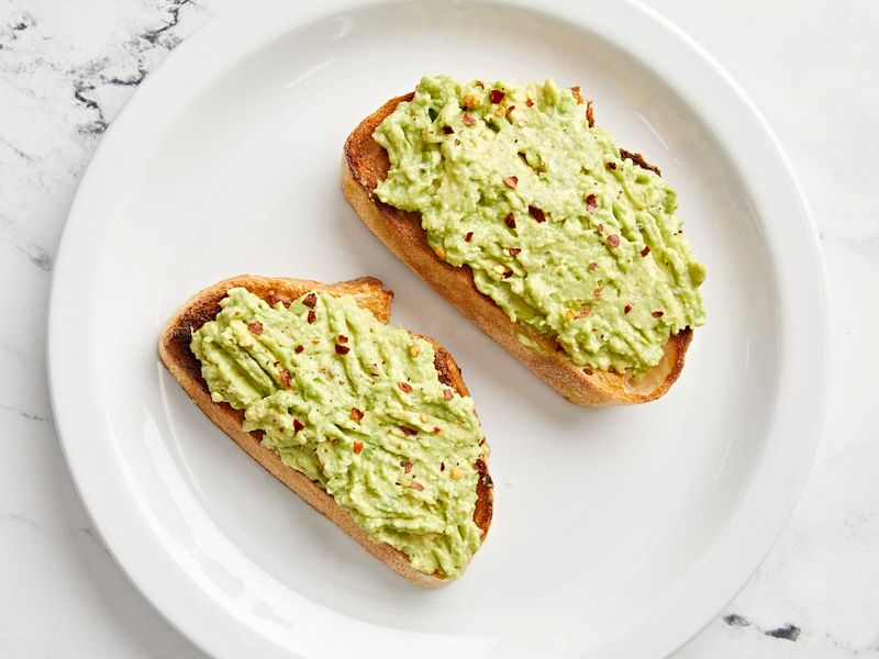 Breakfast Toast with Avocado (But No Extras)