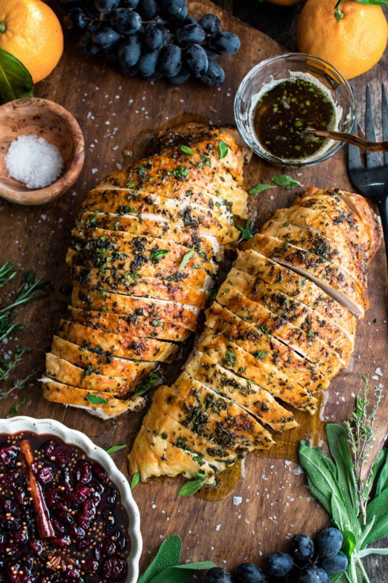 Herb Butter Turkey Breast Roast