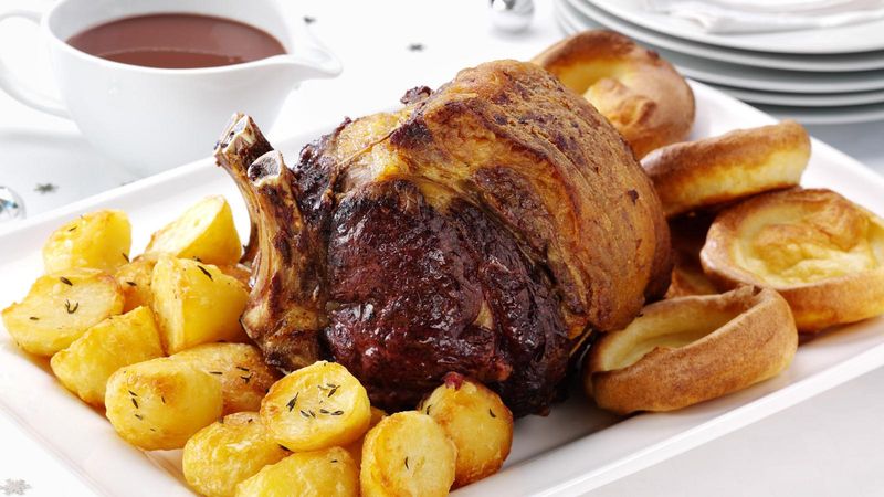 Classic British Roast with Yorkshire Pudding