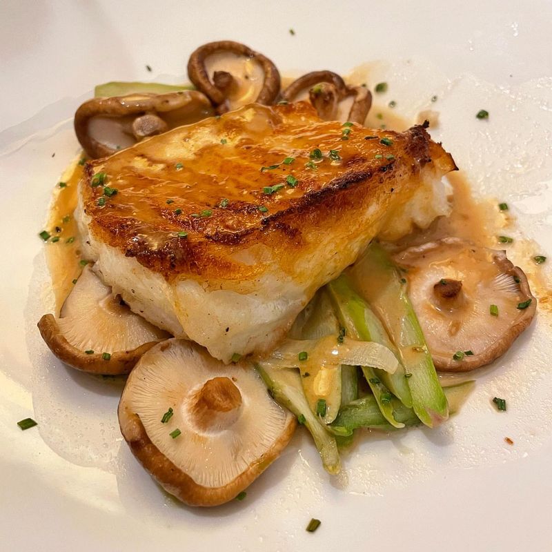 Pan-Seared Sea Bass with Miso Butter