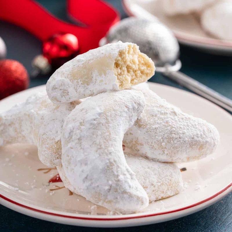 Almond Crescent Cookies