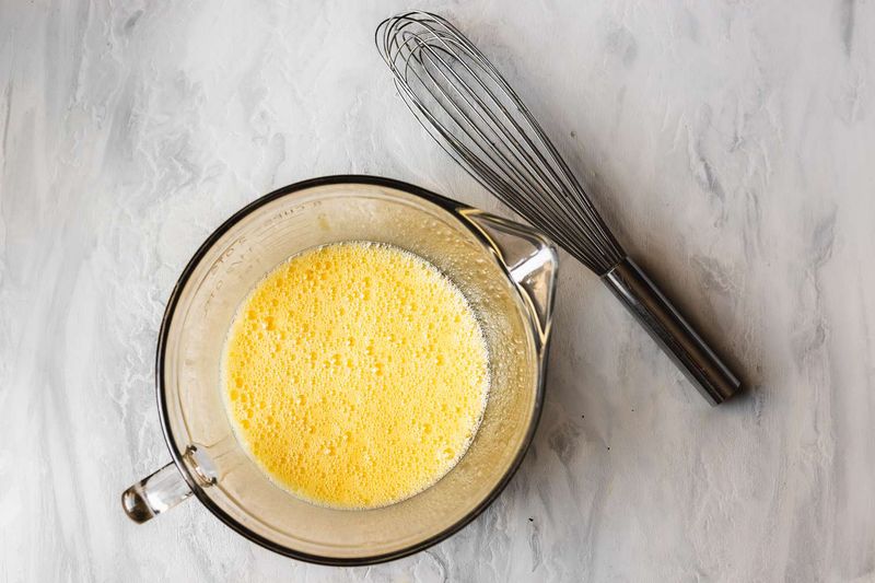 Whisk Thoroughly for Airy Eggs