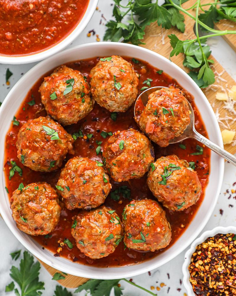 Turkey Meatballs with Marinara