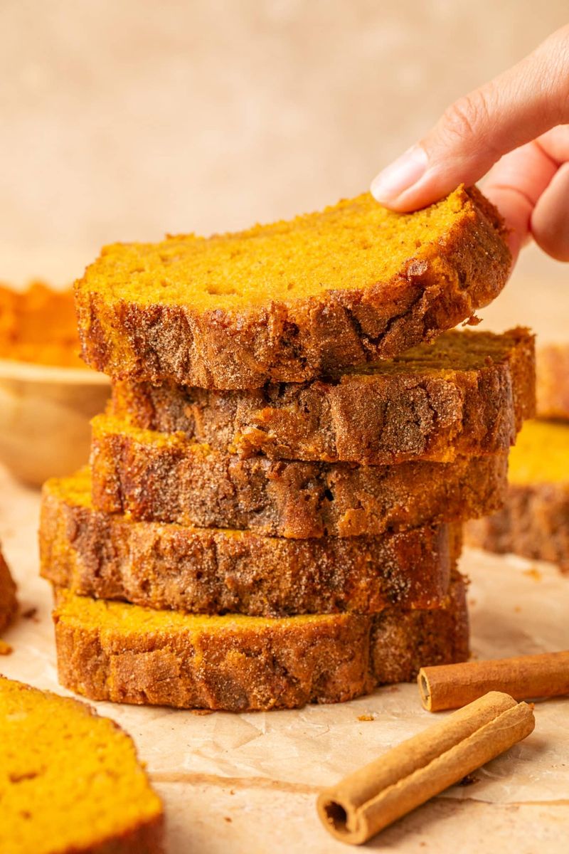 Pumpkin Spice Loaf Slices