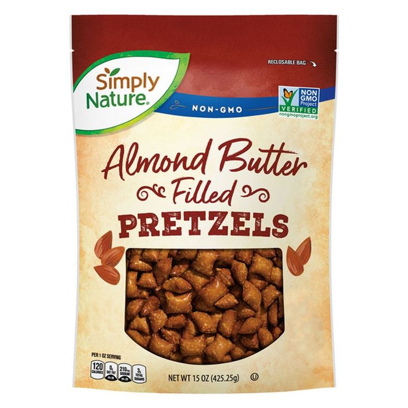 Simply Nature Almond Butter–Filled Pretzels