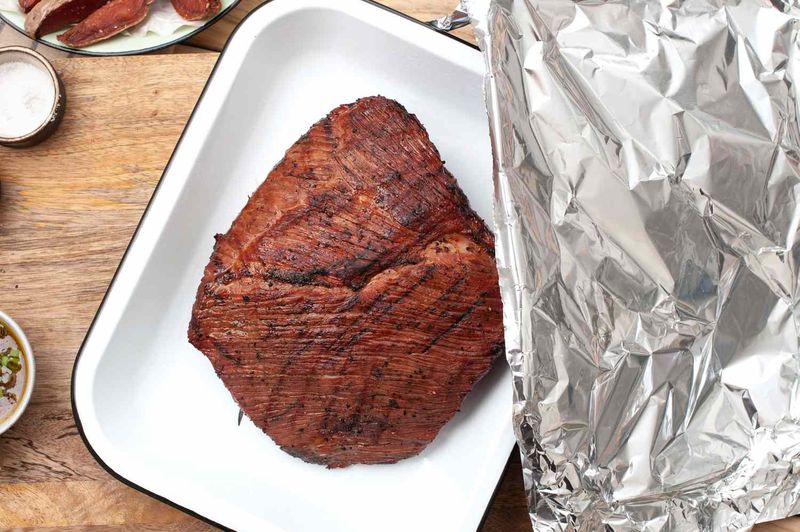 Let meat rest before cutting