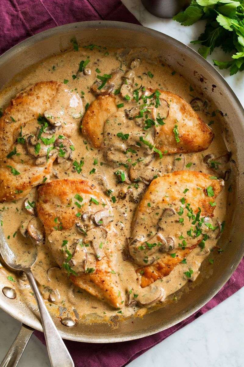 Skillet Chicken Marsala