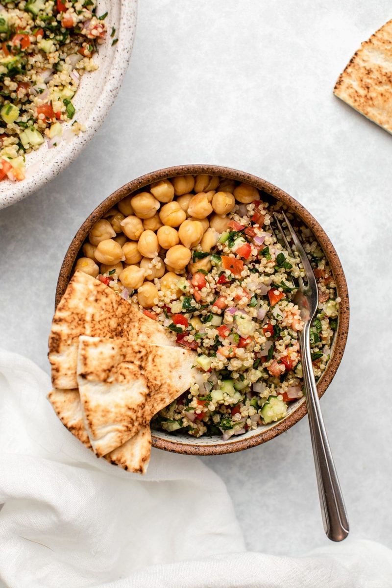 Quinoa Tabbouleh with Chickpeas