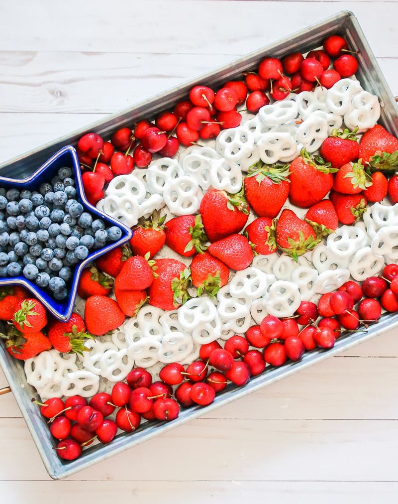 Red, White & Blue Fruit Tray