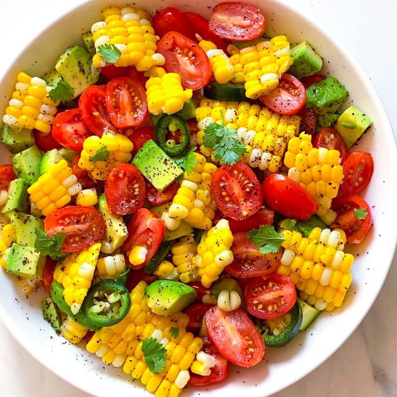 Avocado Corn Tomato Salad