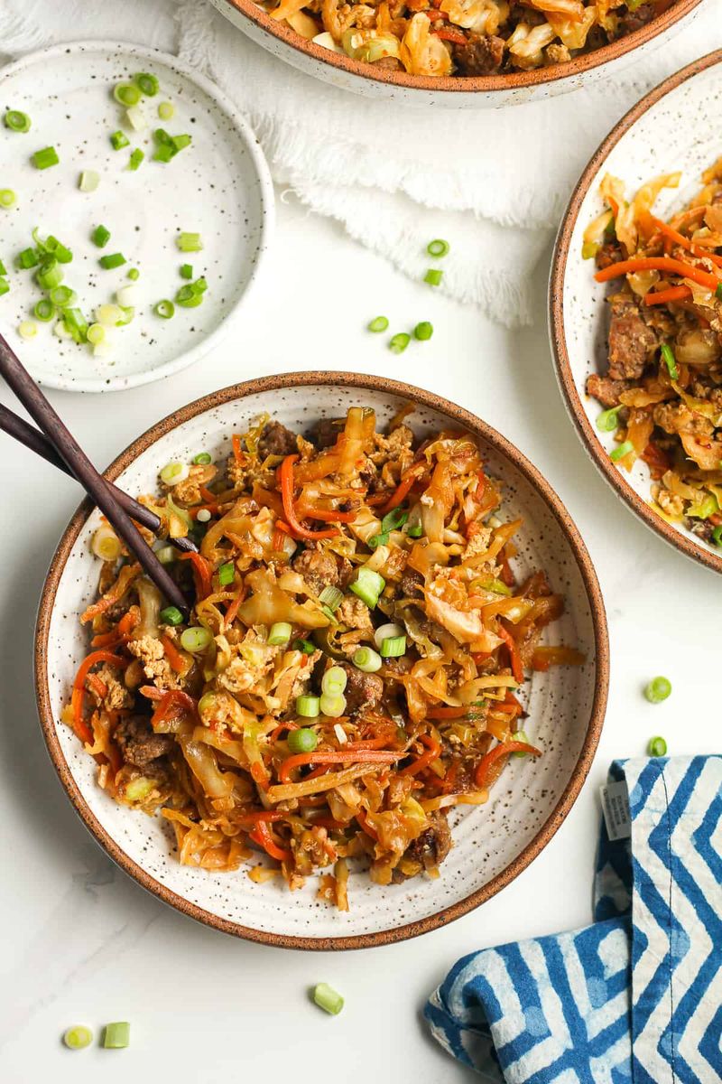 Cabbage & Egg Stir Fry