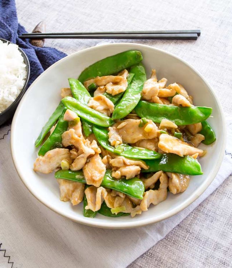 Chicken and Snow Peas