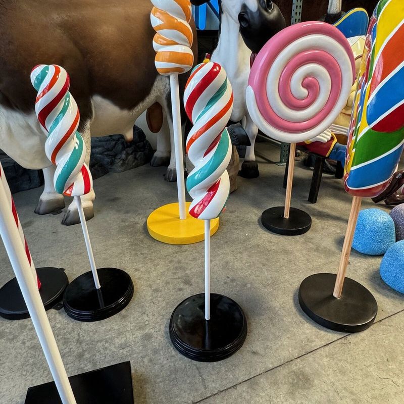 Hand-Twisted Lollipops
