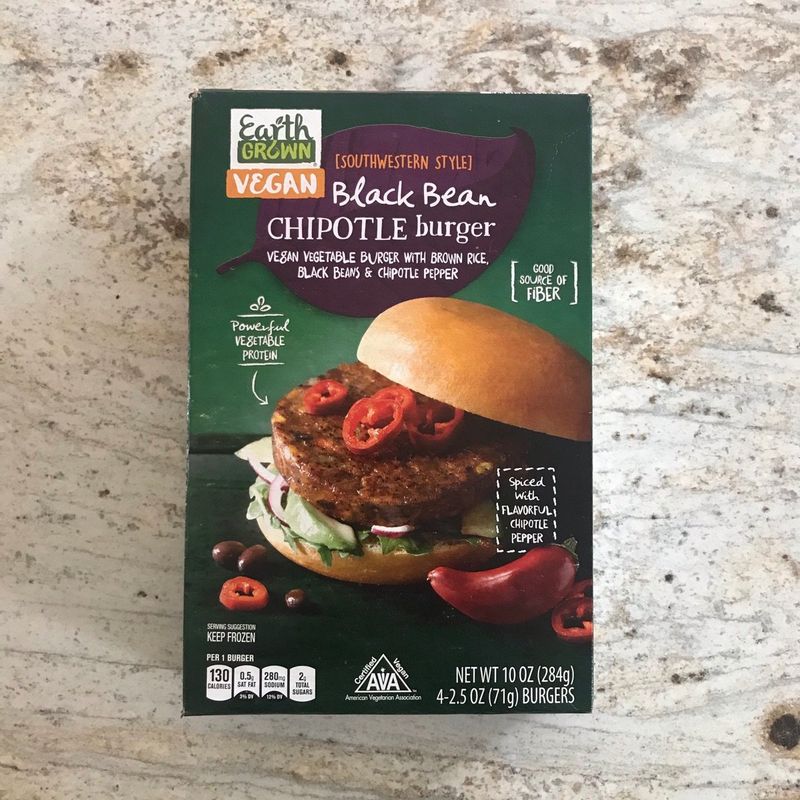 Earth Grown Black Bean Burgers