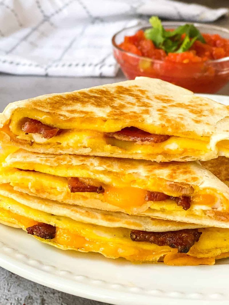 Breakfast Quesadilla Bake