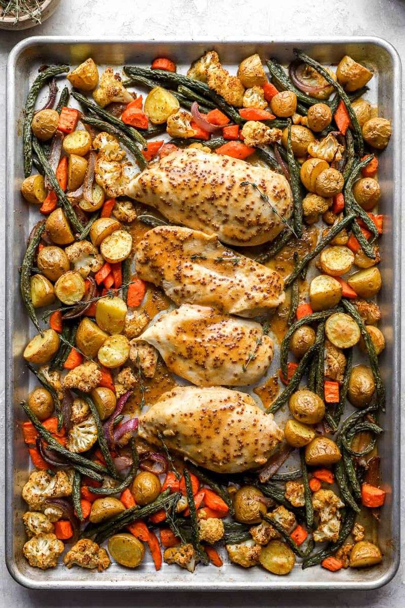 Honey Mustard Chicken and Veggies