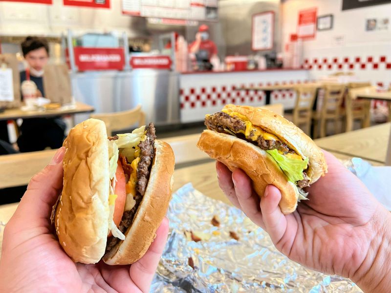 Not Knowing the “Little” Burger Is Actually a Regular-Sized Patty