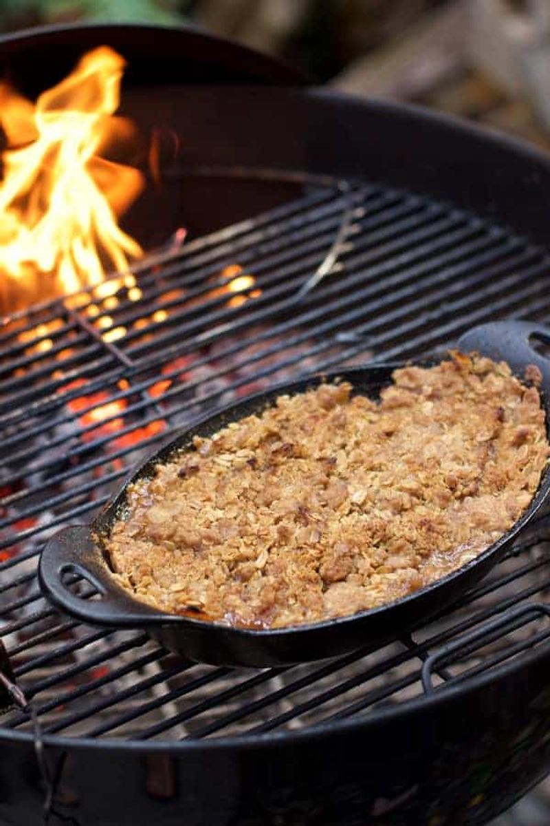 Smoked Apple Crisp