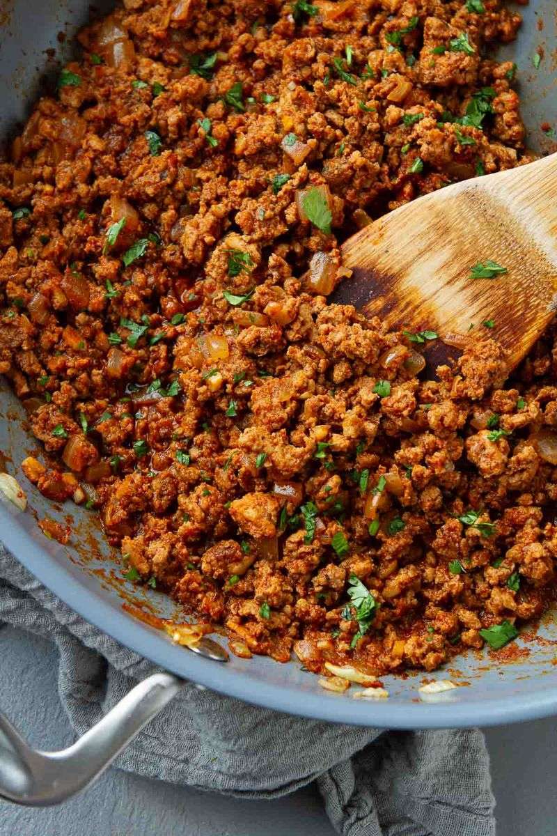 Choose lean ground turkey over beef