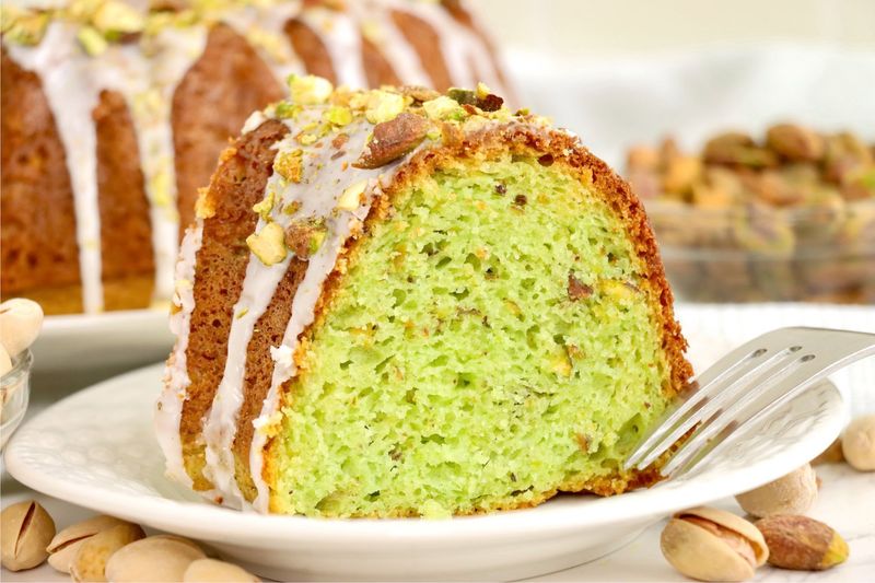 Pistachio Pudding Cake