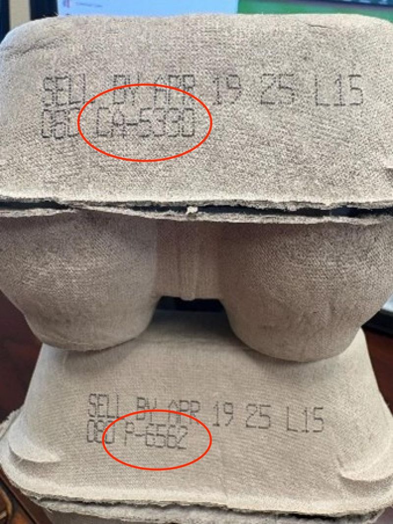 Check Your Cartons: Plant Codes P‑6562 or CA‑5330