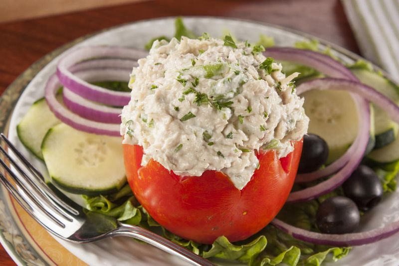 Tuna-Stuffed Tomatoes