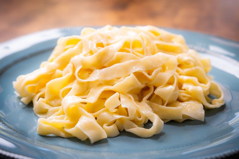 Menu Has Fettuccine Alfredo