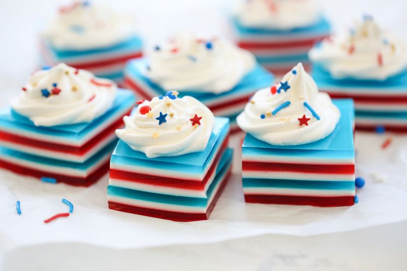 Patriotic Jello Jigglers