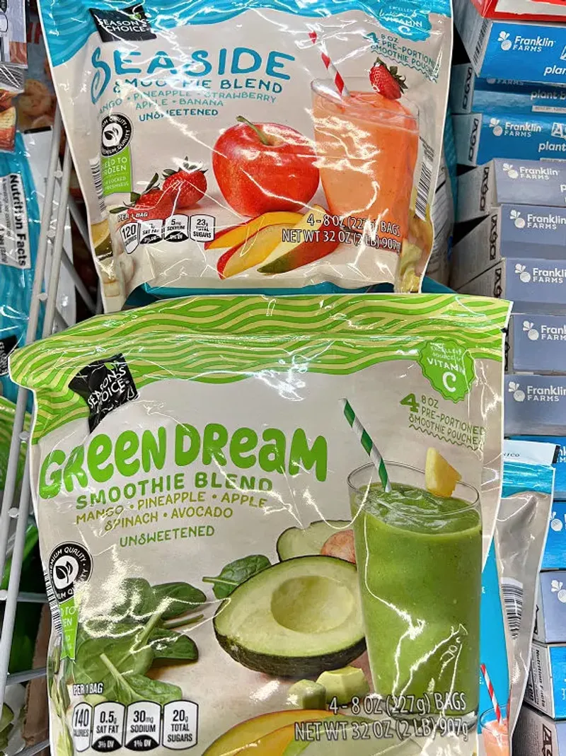 Season’s Choice Seaside & Green Dream Smoothie Blends