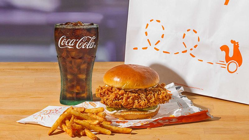 Fried Chicken Sandwich + Drink Deal